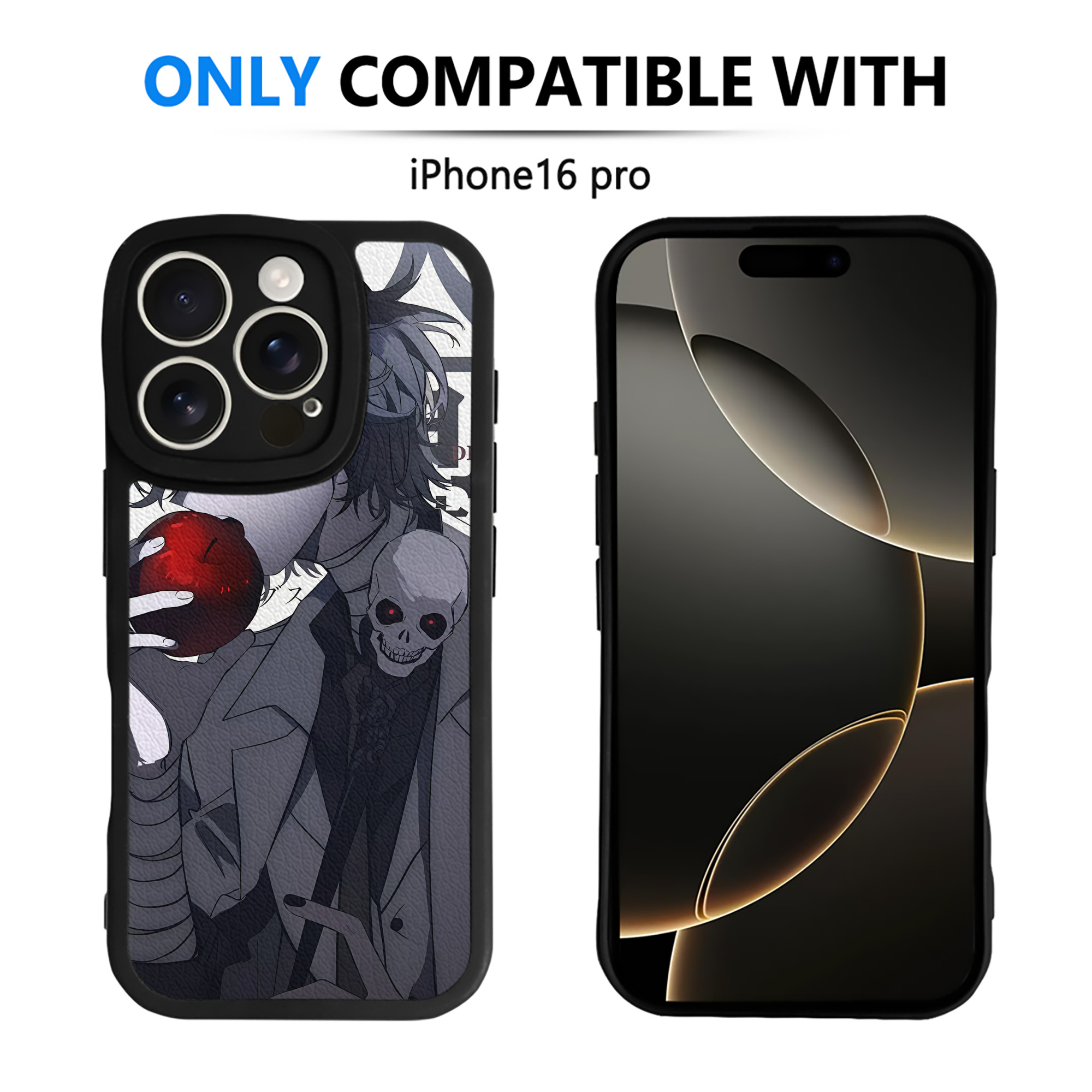 （画像用） 文豪ストレイドッグス Bungo Stray Dogs 【iPhone 16シリーズ対応】シリコンスマホケース（レザー調） 材質：シリコン
